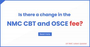 Fee changes in the NMC CBT and OSCE