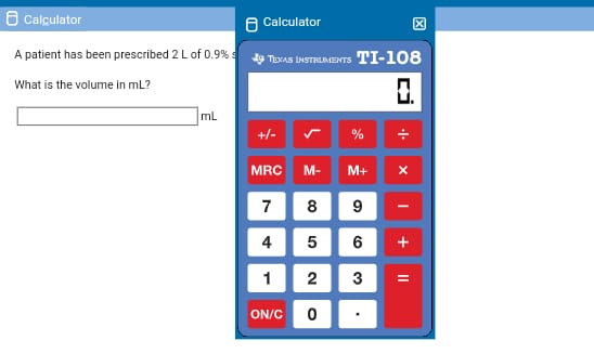 Are you allowed to take a calculator to the UK NMC CBT?